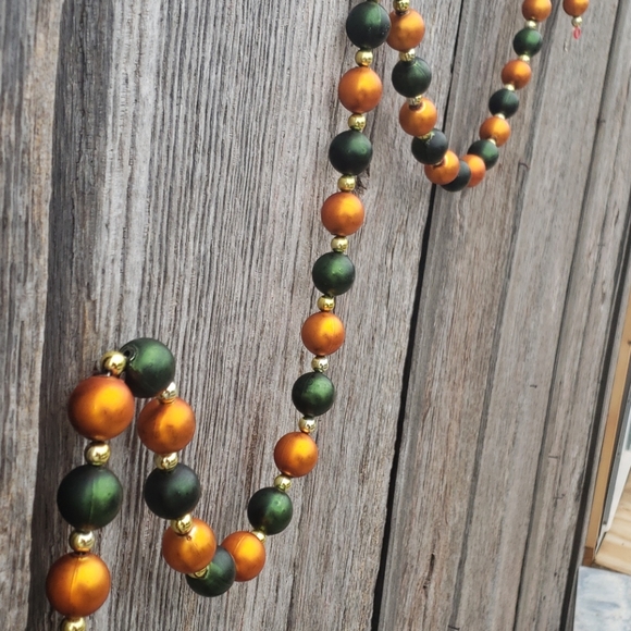 Lot of 4- K&k interiors Fall bead ornaments decor - Picture 6 of 13